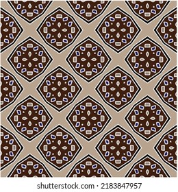Seamless vector pattern. Background texture in geometric ornamental style.Repeat background.