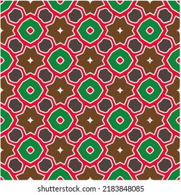 Seamless vector pattern. Background texture in geometric ornamental style.Repeat background.