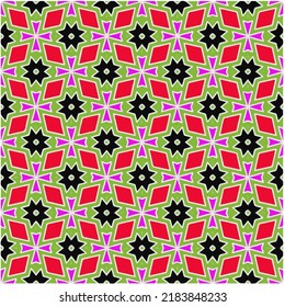 Seamless vector pattern. Background texture in geometric ornamental style.Repeat background.