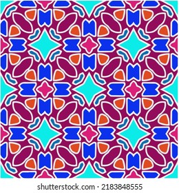 Seamless vector pattern. Background texture in geometric ornamental style.Repeat background.