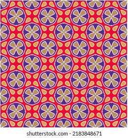 Seamless vector pattern. Background texture in geometric ornamental style.Repeat background.