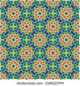 Seamless vector pattern. Background texture in geometric ornamental style.Repeat background.