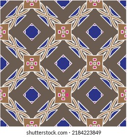 Seamless vector pattern. Background texture in geometric ornamental style.Repeat background.