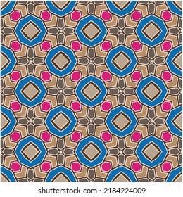 Seamless vector pattern. Background texture in geometric ornamental style.Repeat background.