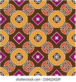 Seamless vector pattern. Background texture in geometric ornamental style.Repeat background.