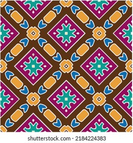 Seamless vector pattern. Background texture in geometric ornamental style.Repeat background.