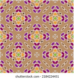 Seamless vector pattern. Background texture in geometric ornamental style.Repeat background.