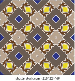 Seamless vector pattern. Background texture in geometric ornamental style.Repeat background.