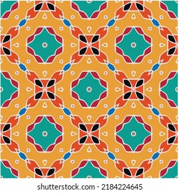 Seamless vector pattern. Background texture in geometric ornamental style.Repeat background.