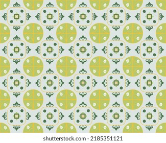 Seamless vector pattern. Background texture in geometric ornamental style.