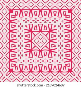 Seamless vector pattern. Background texture in geometric ornamental style.Repeat background.Color mandala.