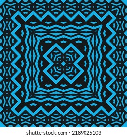 Seamless vector pattern. Background texture in geometric ornamental style.Repeat background.Color mandala.