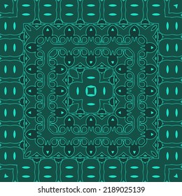 Seamless vector pattern. Background texture in geometric ornamental style.Repeat background.Color mandala.