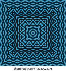 Seamless vector pattern. Background texture in geometric ornamental style.Repeat background.Color mandala.