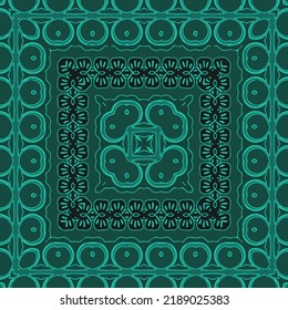 Seamless vector pattern. Background texture in geometric ornamental style.Repeat background.Color mandala.