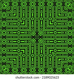 Seamless vector pattern. Background texture in geometric ornamental style.Repeat background.Color mandala.