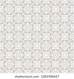 Seamless vector pattern. Background texture in geometric ornamental style.
