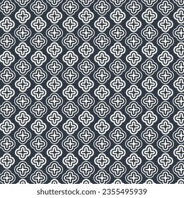 Seamless vector pattern. Background texture in geometric ornamental style