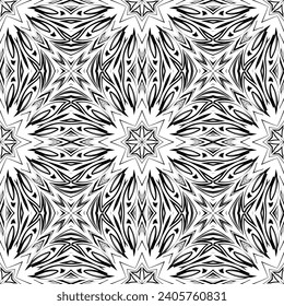 Seamless vector pattern. Background texture in geometric ornamental style