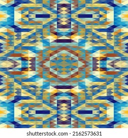 Seamless vector pattern background of a triangles.