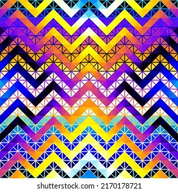 Seamless vector pattern background of a triangles.