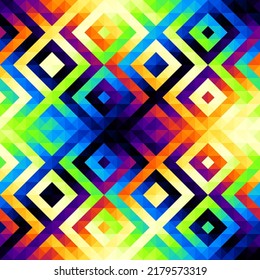 Seamless vector pattern background of a triangles.