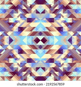Seamless vector pattern background of a triangles.