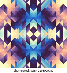 Seamless vector pattern background of a triangles.