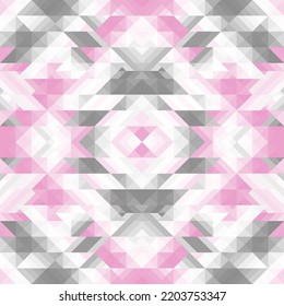 Seamless vector pattern background of a triangles.