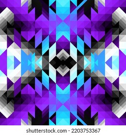 Seamless vector pattern background of a triangles.
