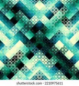 Seamless vector pattern background of a triangles.