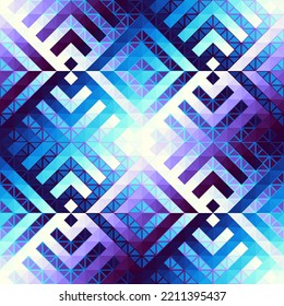 Seamless vector pattern background of a triangles.