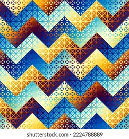 Seamless vector pattern background of a triangles.