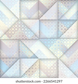 Seamless vector pattern background of a triangles.