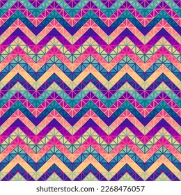 Seamless vector pattern background of a triangles.