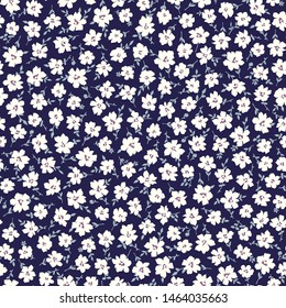 Seamless vector pattern of a beautiful flower,