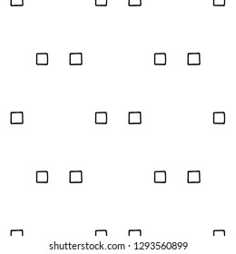 Seamless vector pattern black white geometric dotted drawn simple background with square rectangle doodle Abstract graphic vector design Seamless geometric pattern vector background doodle Back ground