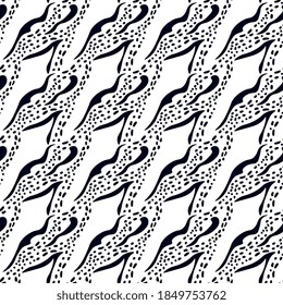 Seamless vector pattern black and white
