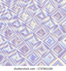 Seamless vector pattern. Blur defocused pattern in low poly style.