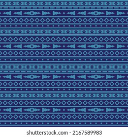 Seamless vector pattern in boho style. Monochrome ethnic ornament. Simple geometric design. Print for textiles, paper. 