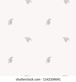 Seamless vector pattern of branch of banksia