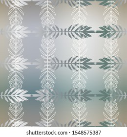 Seamless vector pattern of branches.The delicate color. Cage of leaves. Multi-layer vector file.For decoration and design. Seamless Wallpaper.