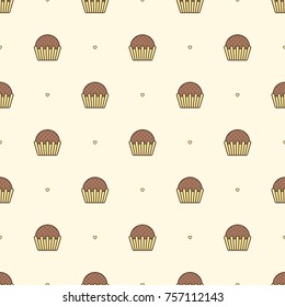 Seamless vector pattern with brigadier