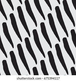 Seamless vector pattern of brush stroke diagonal bold lines with rough edges. Decorative repeated background for print, textile, fabric, wallpaper, card, poster, home decor, wrapping, or web use.
