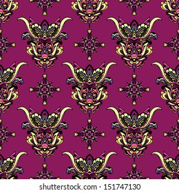 Seamless Vector Pattern Bud