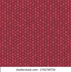Seamless vector pattern Burgundy honeycomb mosaic  Burgundy hexagon tiles background  Print for wrapping  backgrounds  fabric  packaging  scrapbooking  Other mosaic patterns in mosaic collections  