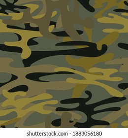
Seamless vector pattern, camouflage. Suitable for textiles or packaging