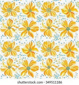 Seamless vector pattern can be used for graphic design, textile design or web design.