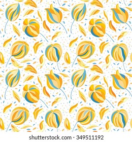 Seamless vector pattern can be used for graphic design, textile design or web design.