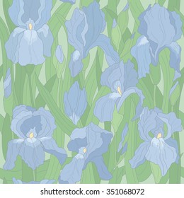 Seamless vector pattern can be used for graphic design, textile design or web design.